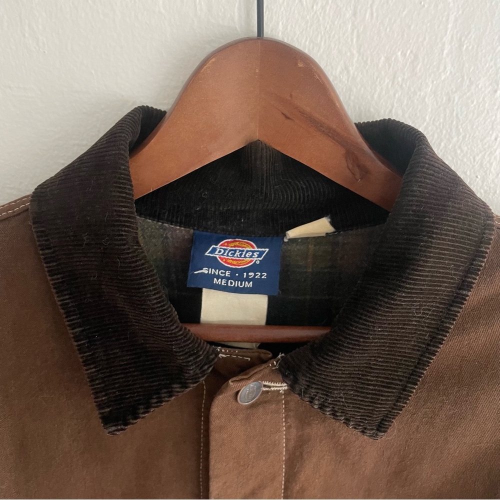 Vintage Dickies Brown Chore Coat Jacket - Picture 4 of 5